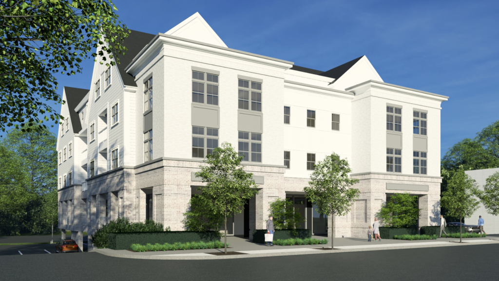 Rendering of proposed project. 